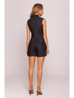 M859 Džínová vesta - grafitová