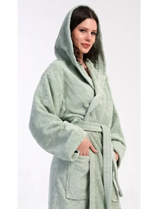 Dámský župan dlouhý s kapucí Lesní víla