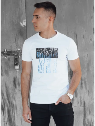 FashionStreet pánské bílé tričko RX5544