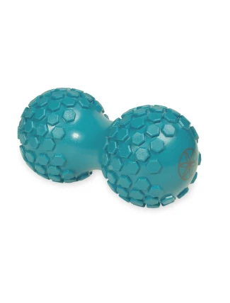 Dvojitý masážní míč s masážními polštářky 61354