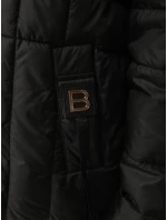 Dámská prošívaná bunda s kapucí černá FashionStreet TY5591