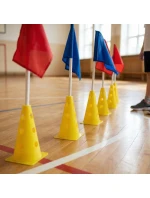 PATNÍK 23 CM S OTVORY ŽLUTÝ