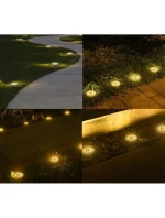 SOLÁRNÍ LAMPA 8 LED SMD PRO PROLOMENÍ KPL.4PCS