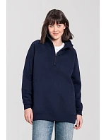 Fruit of the Loom Iconic Premium Zip Neck Sweat Těžká mikina s 1/4 zipem 16.2288 deep navy Fruit of the Loom Iconic Premium Zip Neck Sweat Těžká mikina s 1/4 zipem 16.2288 deep navy