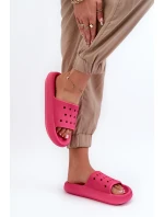 Dámské pěnové žabky na tlusté podešvi fuksiové Beula Dámské pěnové žabky na tlusté podešvi fuksiové Beula