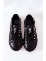 Children's Leather Sneakers BIG STAR FF374304 Black