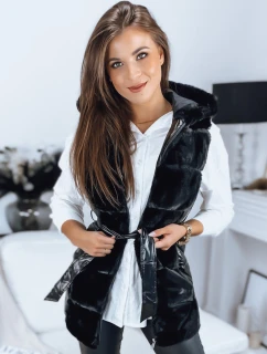 Dámská vesta KAMILLA černá FashionStreet TY3330