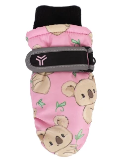 YOCLUB REN-0336G Dívčí lyžařské rukavice