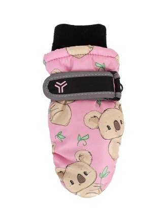 YOCLUB REN-0336G Dívčí lyžařské rukavice