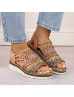 Pohodlné vícebarevné sandály Rieker W RKR669