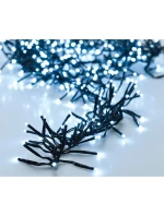 VÁNOČNÍ STROM SVĚTLA SVĚTELNÝ ŘETĚZ 576 VEDL ČASOVAČ STUDENÁ BÍLÁ VÁNOČNÍ STROM SVĚTLA SVĚTELNÝ ŘETĚZ 576 VEDL ČASOVAČ STUDENÁ BÍLÁ