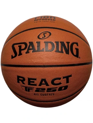 Spalding React TF-250 Logo Fiba basketbal 76967Z Spalding React TF-250 Logo Fiba basketbal 76967Z