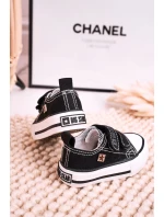 Dětské Tenisky Na Suchý Zip BIG STAR HH374200 Černé Dětské Tenisky Na Suchý Zip BIG STAR HH374200 Černé