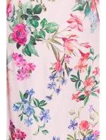 S405 Zavinovací maxi šaty s potiskem - model 1