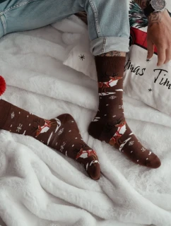 Pánské vánoční ponožky Sob s postrojem 1290.035