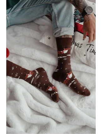 Pánské vánoční ponožky Sob s postrojem 1290.035