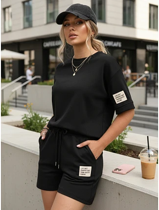 Dámský černý set FashionStreet AY1192