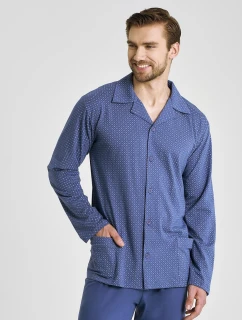 Taro Darek 3483 long/r M-2XL Z25/26 pánské pyžamo bez knoflíků