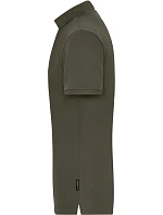 Daiber JN 1806 Pánské pracovní elastické bio polo - Solid 02.1806 olive Daiber JN 1806 Pánské pracovní elastické bio polo - Solid 02.1806 olive