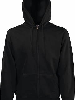 Fruit of the Loom Classic Hooded Sweat Jacket Mikina s kapucí 16.2062 black