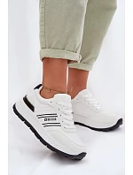 Dámské tenisky na platformě Big Star TT274882 Hi-Poly System Bílé