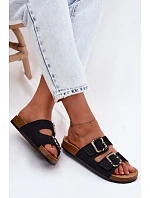 Dámské Pantolety Černé S Remínky Lee Cooper LCW-26-35-4450L