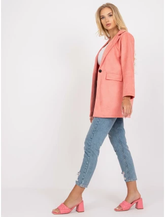 Dámské sako DHJ MA 15286 broskvové Dámské sako DHJ MA 15286 broskvové