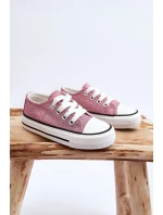 Dětské tenisky vázané Špinavě růžová Wella Dětské tenisky vázané Špinavě růžová Wella