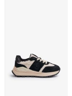 Zateplené Dámské Kožené Tenisky Big Star HI-POLY SYSTEM Černé