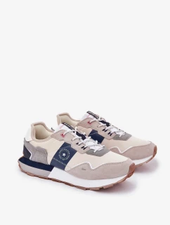 Pánské semišové tenisky na platformě Big Star – šedé