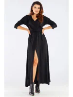 Dámské šaty A454 Černá -  Awama