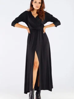 Dámské šaty A454 Černá - Awama