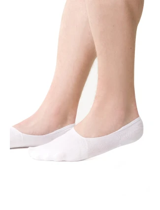 Steven 058 Pánské bavlněné ponožky barva:bílá