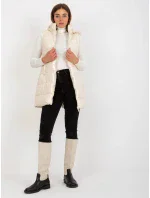 Dámská vesta NM KZ D2 3818.98P ecru - FPrice Dámská vesta NM KZ D2 3818.98P ecru - FPrice
