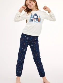 PYŽAMO DÍVKA MLADÁ DR 978/189 ZASNĚŽENÝ DEN