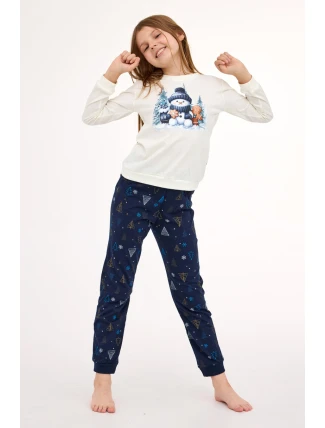 PYŽAMO DÍVKA MLADÁ DR 978/189 ZASNĚŽENÝ DEN