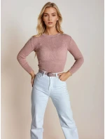 Dámský svetr AURINA light pink FashionStreet MY1387