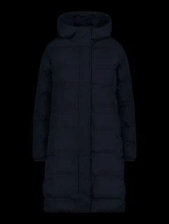 Dámský zimní kabát s kapucí CMP zateplená nepromokavá bunda černá (34K0096/N950)