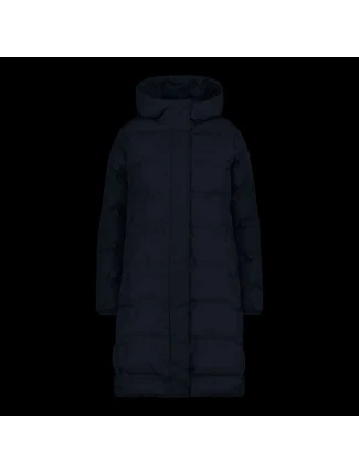 Dámský zimní kabát s kapucí CMP zateplená nepromokavá bunda černá (34K0096/N950)