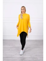 Hořčicová mikina na kolo s potiskem Hořčicová mikina na kolo s potiskem