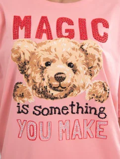 Kouzelná halenka s meruňkovým potiskem