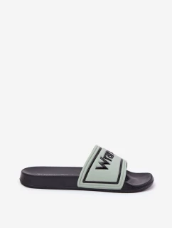Pánské Pantofle WRANGLER AVERELL SLIDER MEN LOW 20251042.52D Světle Zelené