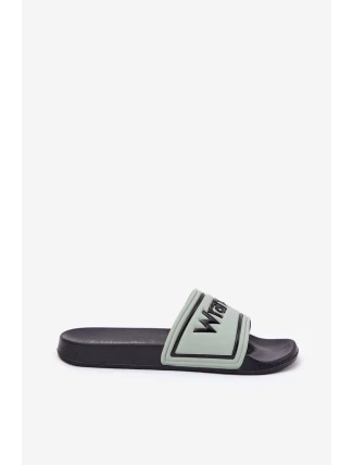 Pánské Pantofle WRANGLER AVERELL SLIDER MEN LOW 20251042.52D Světle Zelené Pánské Pantofle WRANGLER AVERELL SLIDER MEN LOW 20251042.52D Světle Zelené