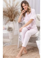 Pyžamo Leveza 1712 Dominika kr/r M-2XL bez zipu Pyžamo Leveza 1712 Dominika kr/r M-2XL bez zipu