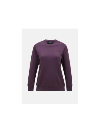 Mikina Peak Performance W Original Small Logo Cre purple