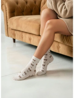 Milena ponožky 0200-191 Medvídci a mašle 37-40