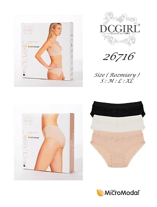 Kalhotky DC Girl 26716 A2, balení S–XL Kalhotky DC Girl 26716 A2, balení S–XL