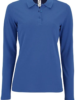 SOL'S Perfect LSL Women Dámské piqué polo s dlouhým rukávem 25.2083 royal blue