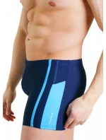 Pánské plavky BD 364 Tmavě modrá s modrou - Sesto Senso