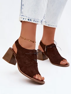 Sandály na podpatku  model 228388 Step in style